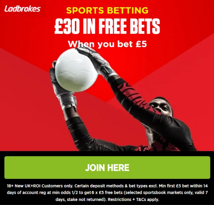 Ladbrokes Sign Up welcome Bonus