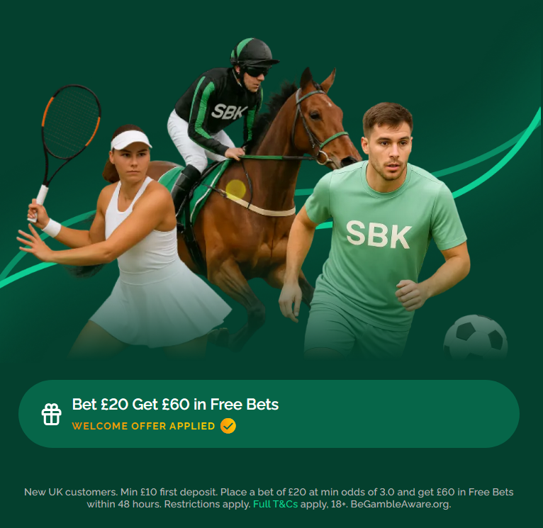 SBK Welcome Bonus Offer