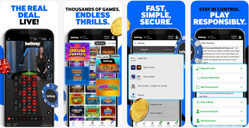 Betway Vegas Mobile App