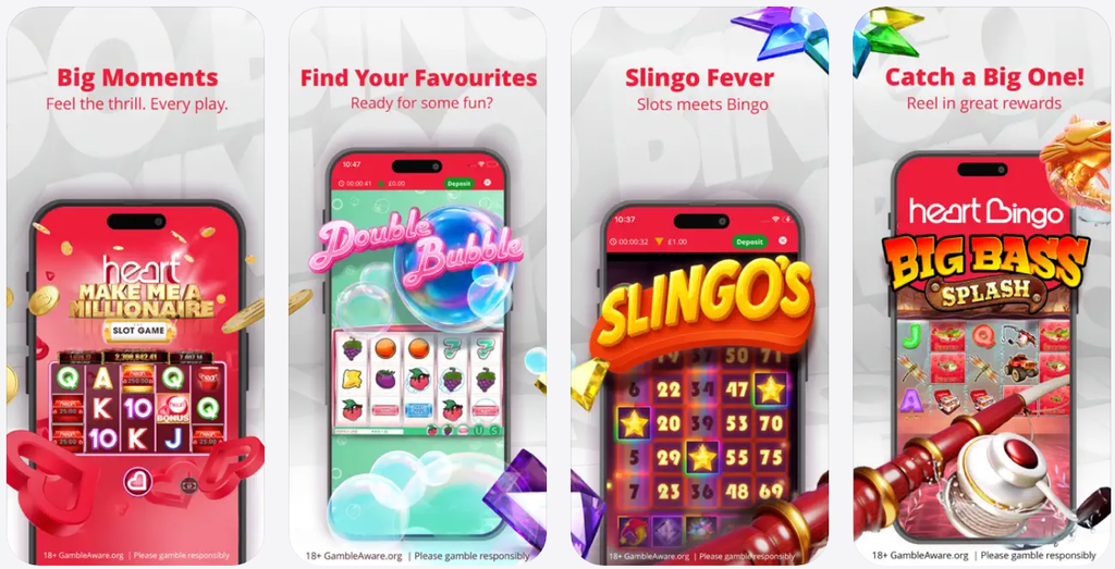 Heart Bingo Mobile App iOS
