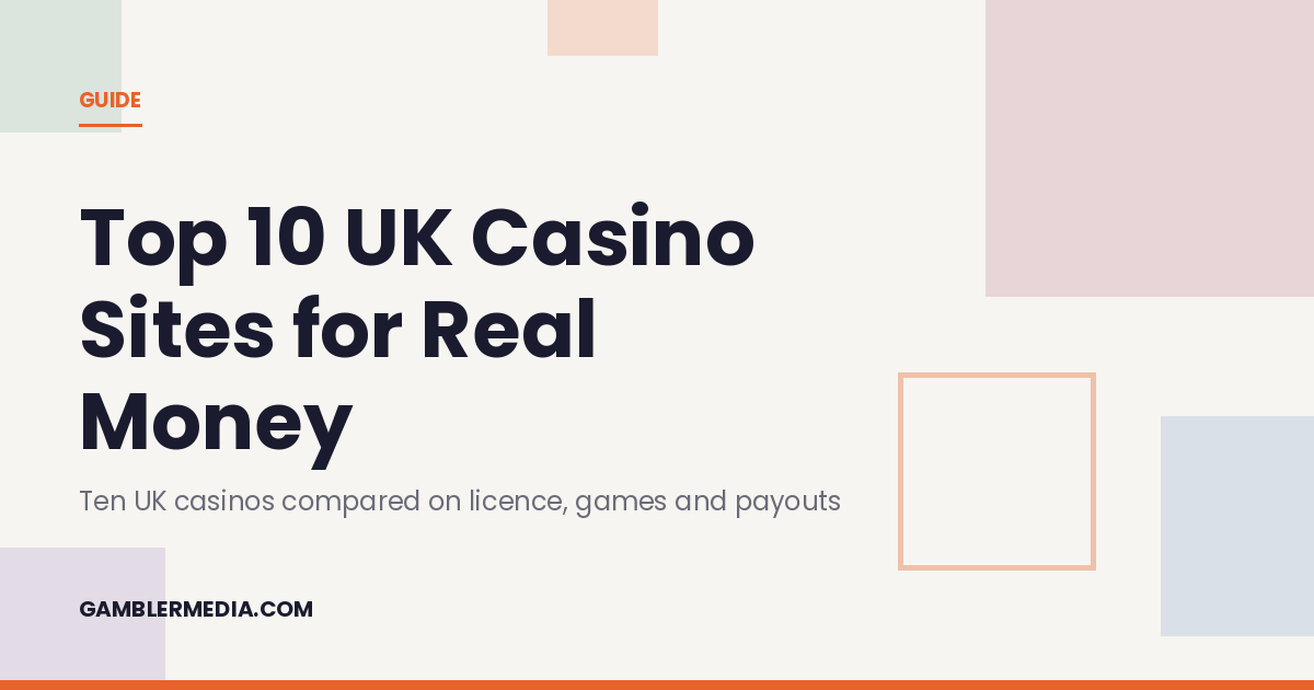TOP UK online casinos featured and reviewed